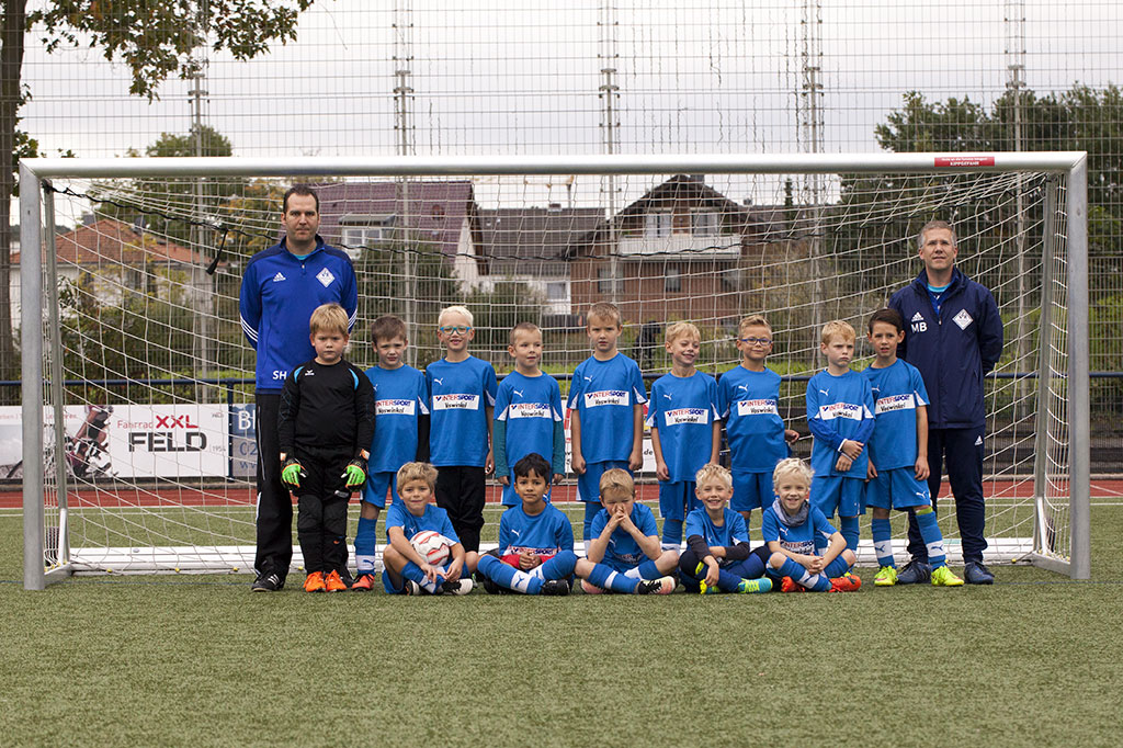 Team der F2-Jugend - Jahrgang 2010