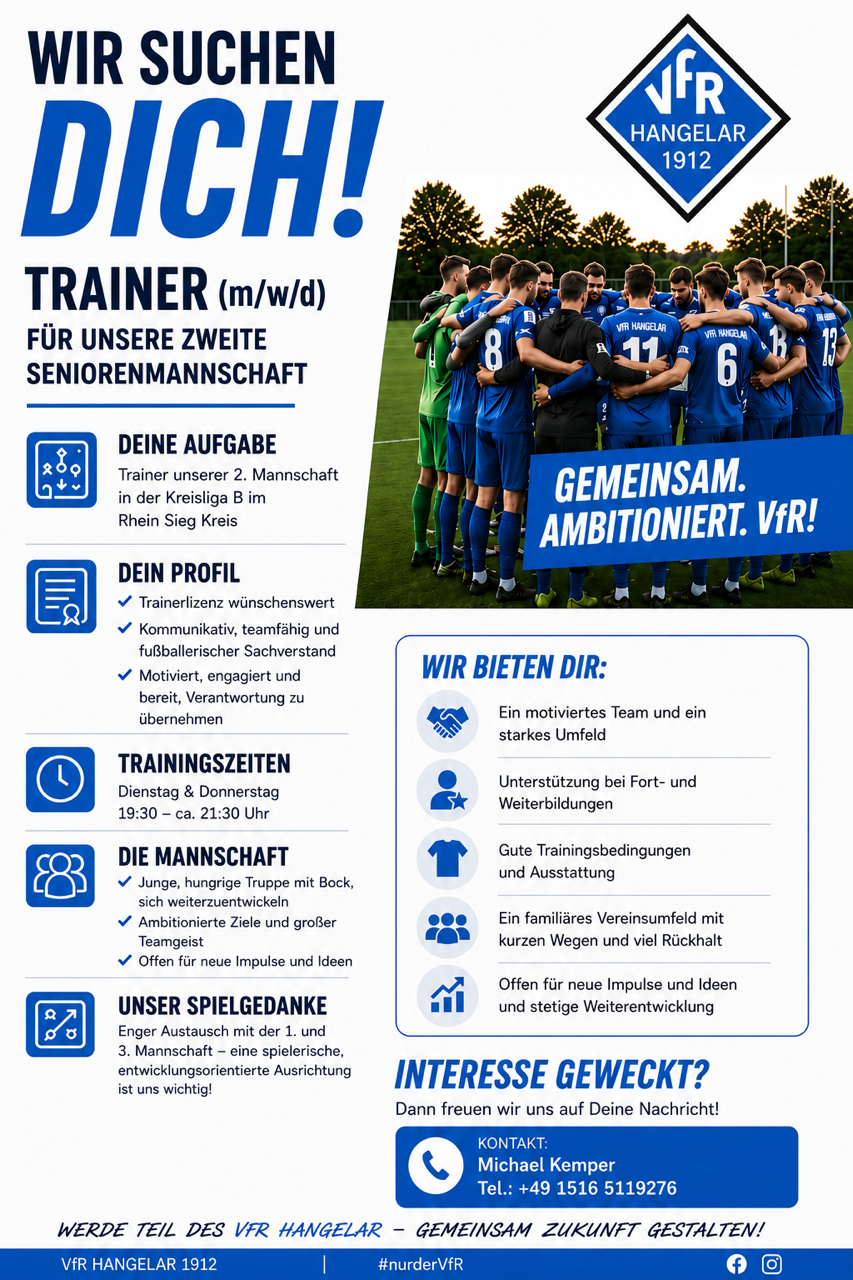 Trainer gesucht!